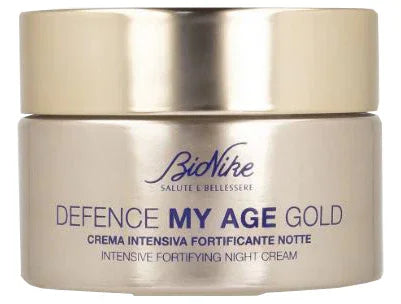 DEFENCE MY AGE GOLD CREMA INTENSIVA FORTIFICANTE NOTTE 50 ML - Farmaspeed