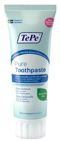 TEPE PURE MENTA PIPERITA DELICATA DENTIFRICIO 75 ML - Farmaspeed