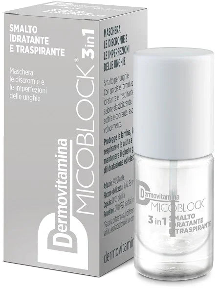 DERMOVITAMINA MICOBLOCK SMALTO BASE&TOP COAT 19 TRASPARENTE 5 ML - Farmaspeed