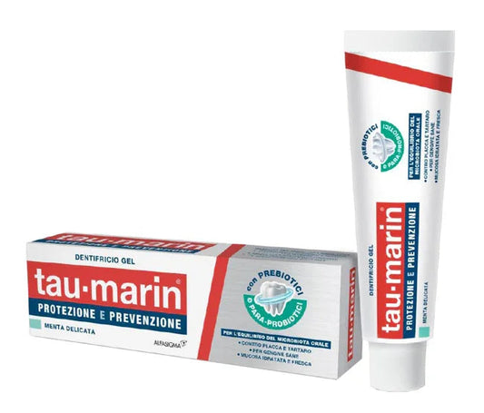 TAU MARIN DENTIFRICIO MENTA DELICATA PROTEZIONE PREVENZIONE 75 ML - Farmaspeed