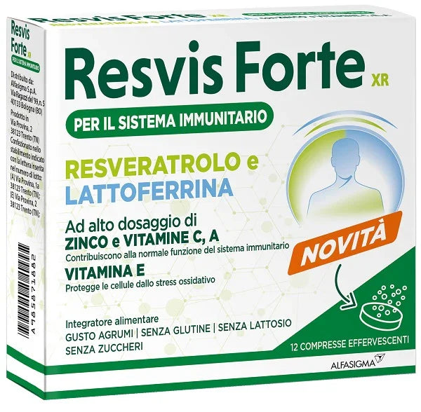 RESVIS FORTE XR 12 COMPRESSE EFFERVESCENTI - Farmaspeed