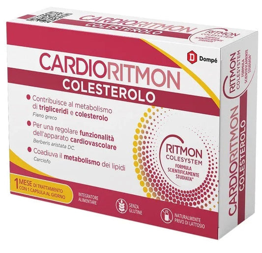 CARDIORITMON COLESTEROLO 30 CAPSULE - Farmaspeed
