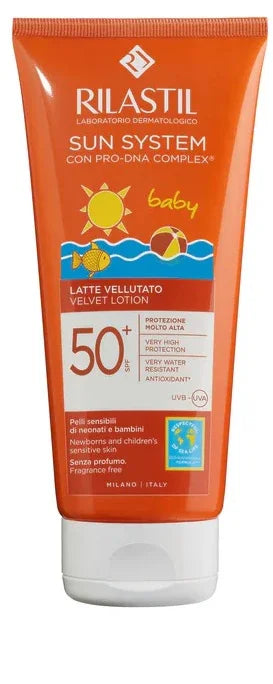 RILASTIL SUN PPT SPF 50+ BABY LATTE VELLUTO 200 ML - Farmaspeed