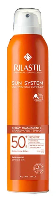 RILASTIL SUN SYSTEM TRASPARENT SPRAY SPF50+ 200 ML - Farmaspeed