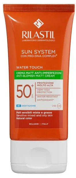 RILASTIL SUN SYSTEM WATER TOUCH FLUIDO SPF50+ 50 ML NUOVA FORMULAZIONE - Farmaspeed