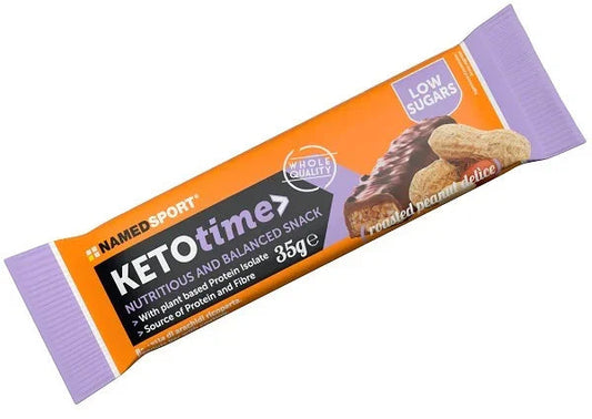 KETOTIME BAR ROASTED PEANUT 35 G - Farmaspeed