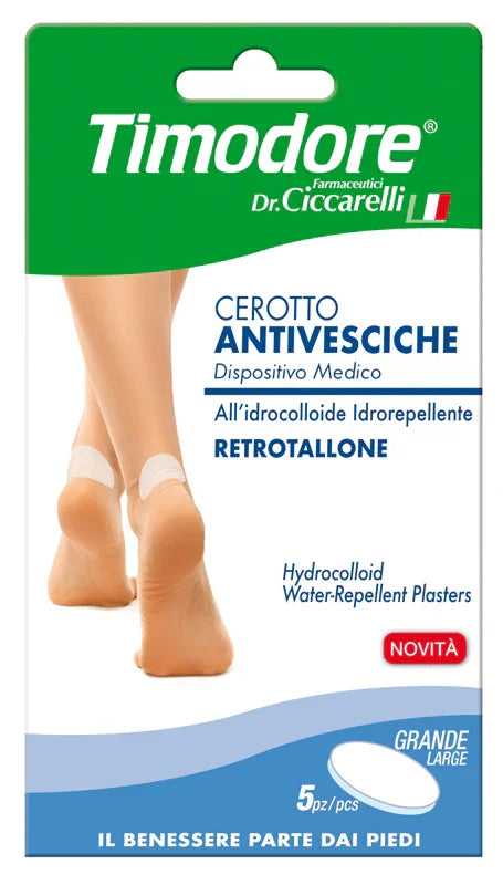 TIMODORE CEROTTO ANTIVESCICHE RETROTALLONE 5 PEZZI - Farmaspeed