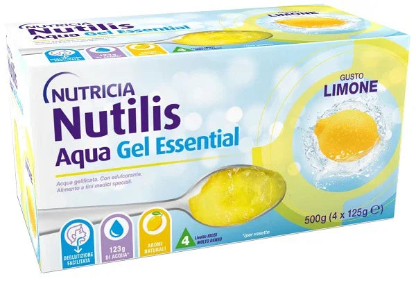 NUTILIS AQUA GEL LIMONE 4 PEZZI DA 125 G - Farmaspeed