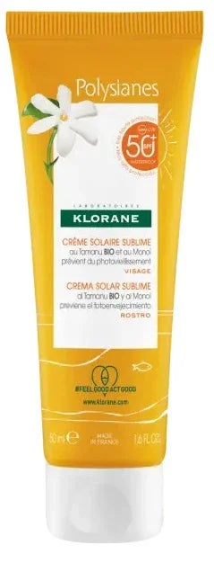 LES POLYSIANES CREMA VISO TAMANU BIO&MONOI SPF50+ 50 ML - Farmaspeed