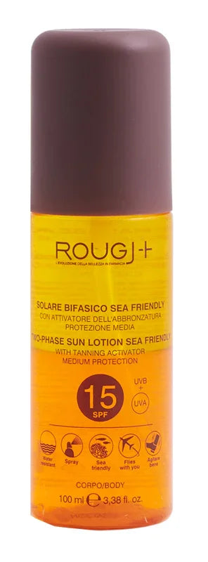ROUGJ SUNTECH SPF15 BIFASICO INTENSIFICATORE ABBRONZATURA 100 ML - Farmaspeed