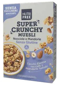 NUTRIFREE SUPER CRUNCHY MUESLI NOCCIOLE E MANDORLE SENZA ZUCCHERI AGGIUNTI 300 G - Farmaspeed