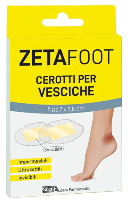 ZETAFOOT CEROTTO IDROCOLLOIDALE VESCICHE 5 PEZZI - Farmaspeed