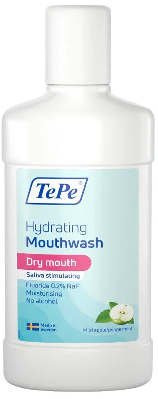 TEPE HYDRATING COLLUTORIO STIMOLATORE SALIVA MELA/MENTA PIPERITA 500 ML - Farmaspeed