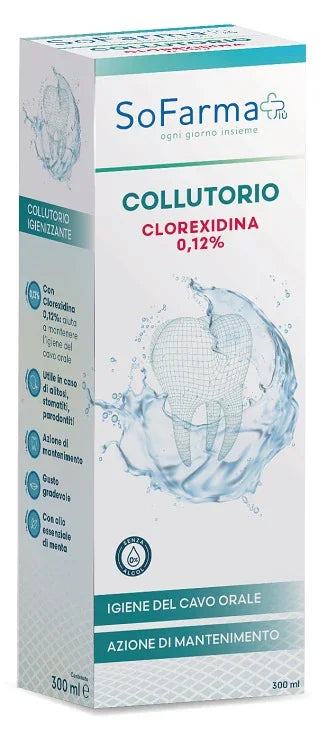 COLLUTORIO CLOREXIDINA 0,12% 200 ML SOFARMAPIU' - Farmaspeed