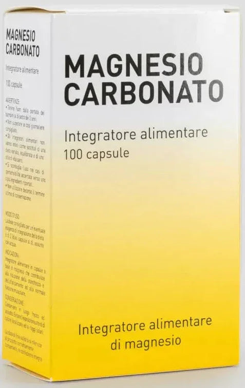 MAGNESIO CARBONATO 100 CAPSULE - Farmaspeed