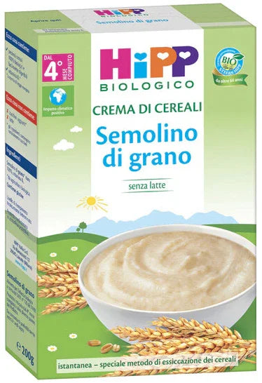 HIPP BIO CREMA CEREALI SEMOLINO DI GRANO 200 G - Farmaspeed