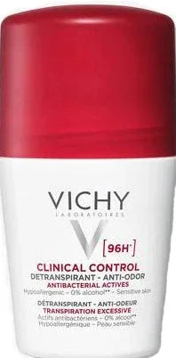 VICHY DEODORANTE CLINICAL CONTROL 96H ROLL 50 ML - Farmaspeed