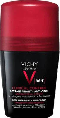 VICHY HOMME DEODORANTE CLINICAL CONTROL 96H ROLL 50 ML - Farmaspeed