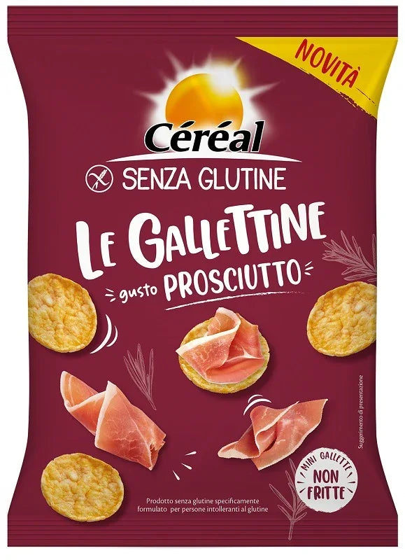CEREAL SENZA GLUTINE GALLETTINE GUSTO PROSCIUTTO 70 G - Farmaspeed