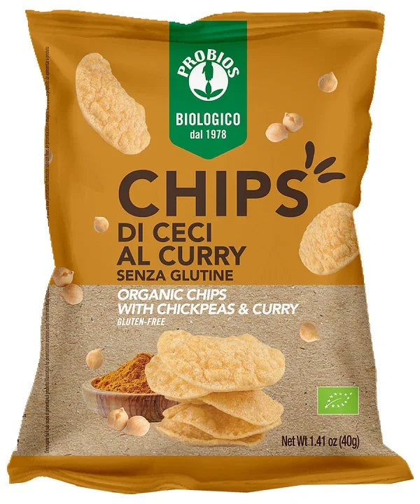 PROBIOS CHIPS CECI CURRY 40 G - Farmaspeed