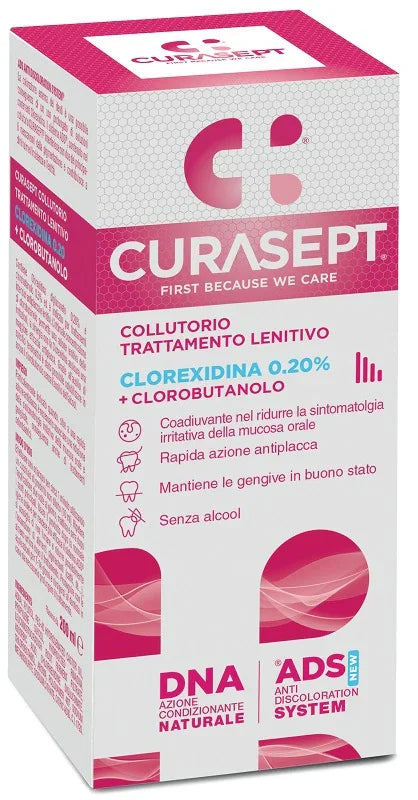 CURASEPT COLLUTORIO ADS DNA TRATTAMENTO LENITIVO 200 ML - Farmaspeed