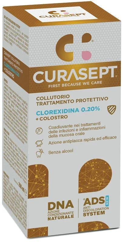 CURASEPT COLLUTORIO ADS DNA TRATTAMENTO PROTETTIVO 200 ML - Farmaspeed