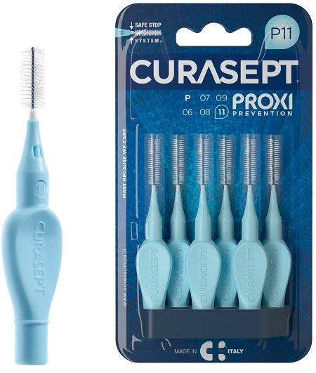 CURASEPT PROXI P11 AZZURRO/LIGHT BLUE 6 PEZZI - Farmaspeed