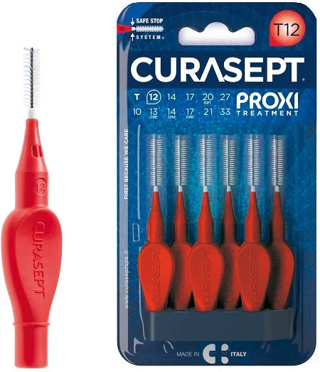 CURASEPT PROXI T12 ROSSO/RED 6 PEZZI - Farmaspeed