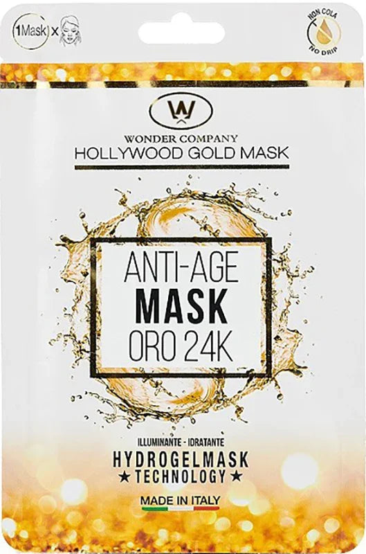 HOLLYWOOD GOLD MASK ANTIAGE IDRATANTE ILLUMINANTE - Farmaspeed