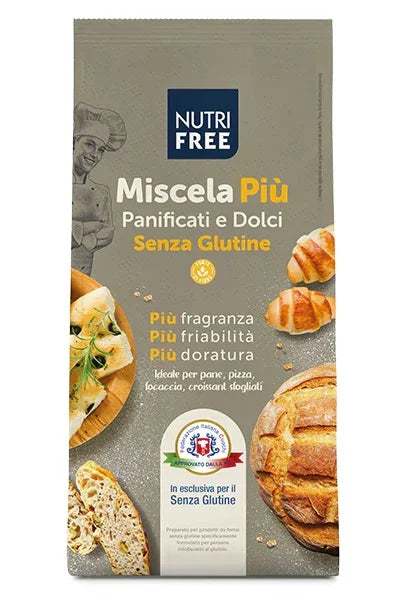 NUTRIFREE MISCELA PIU' PANIFICATI E DOLCI 1 KG - Farmaspeed