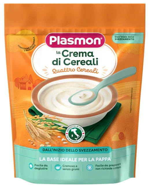 PLASMON CEREALI CREMA AI 4 CEREALI 200 G - Farmaspeed