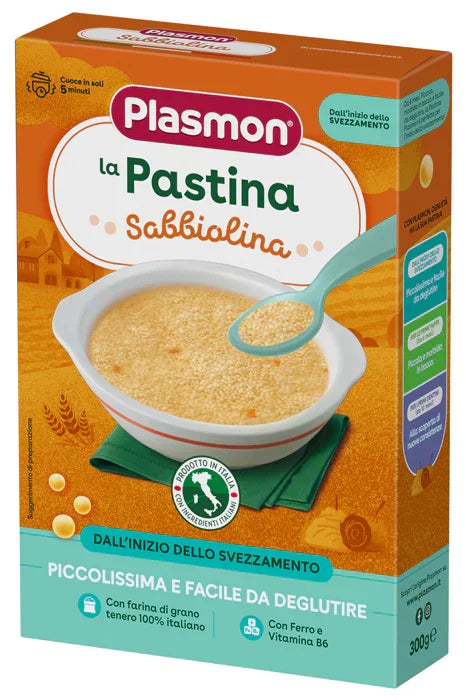 PLASMON PASTA SABBIOLINA 300 G - Farmaspeed