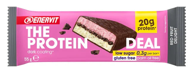 ENERVIT PROT DEAL BAR 55 G RED FRUIT - Farmaspeed