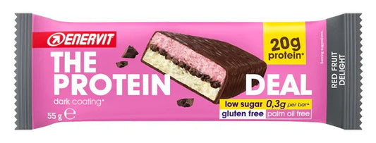 ENERVIT PROT DEAL BAR 55 G RED FRUIT - Farmaspeed
