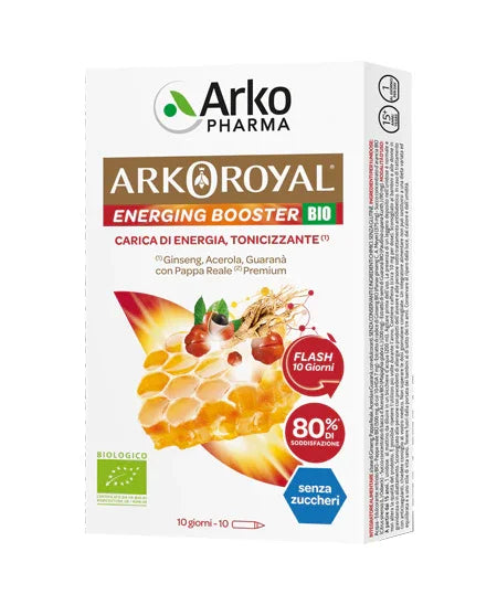 ARKOROYAL ENERGING BOOSTER BIO 10 FLACONCINI DA 15 ML - Farmaspeed