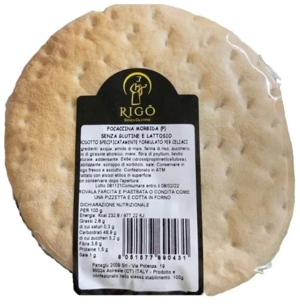RIGO' FOCACCINA MORBIDA 100 G - Farmaspeed