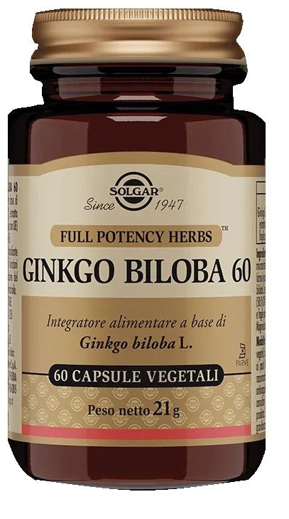 GINKGO BILOBA 60 60 CAPSULE VEGETALI - Farmaspeed