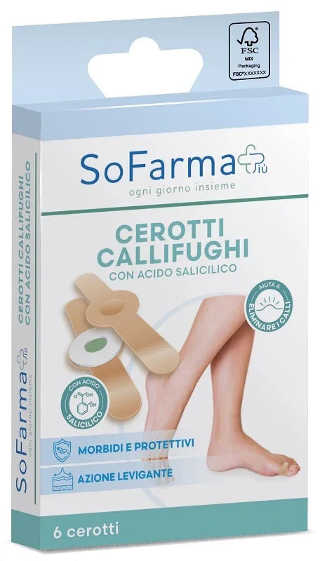 CEROTTO PARACALLO CALLIFUGO 7X1,2 CM FARMAPIU' 6 PEZZI - Farmaspeed