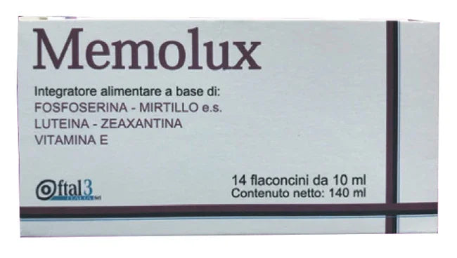 MEMOLUX 14 FLACONCINI 10 ML - Farmaspeed