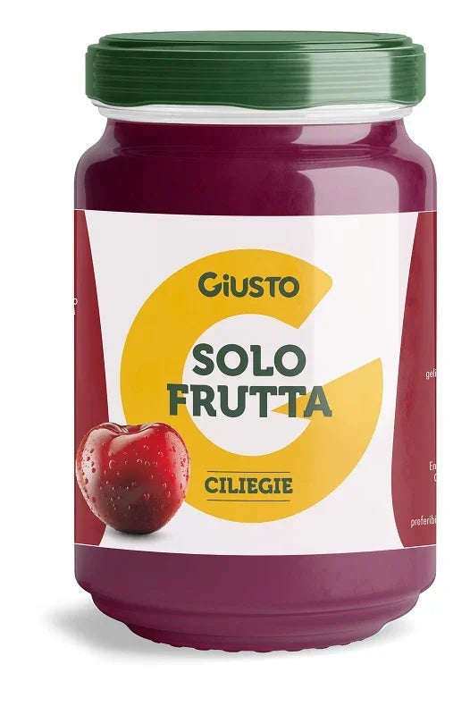 GIUSTO SOLO FRUTTA CONFETTURA CILIEGIE 220 G - Farmaspeed