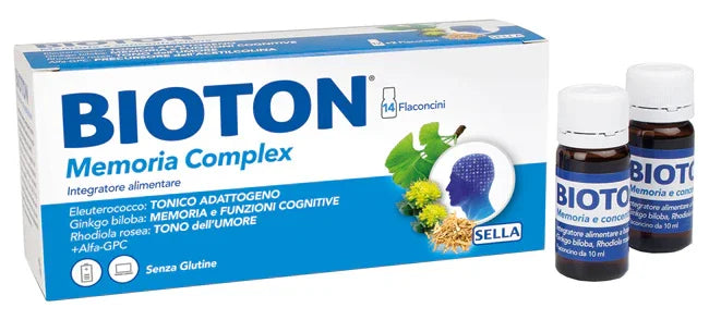 BIOTON MEMORIA COMPLEX 14 FLACONCINI DA 10 ML - Farmaspeed