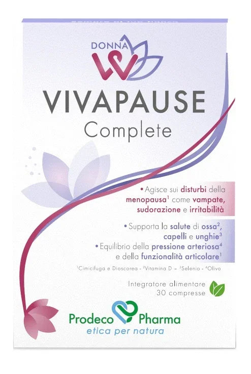 DONNAW VIVAPAUSE COMPLETE 30 COMPRESSE - Farmaspeed