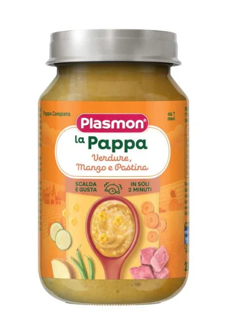 PLASMON LA PAPPA VERDURE MANZO E PASTINA 200 G - Farmaspeed