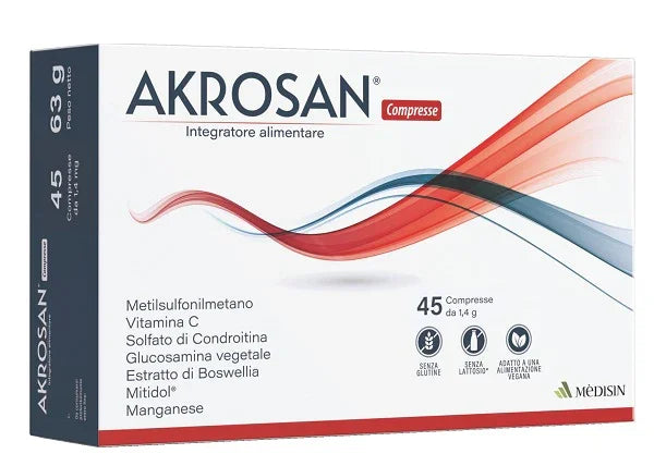 AKROSAN 45 COMPRESSE - Farmaspeed