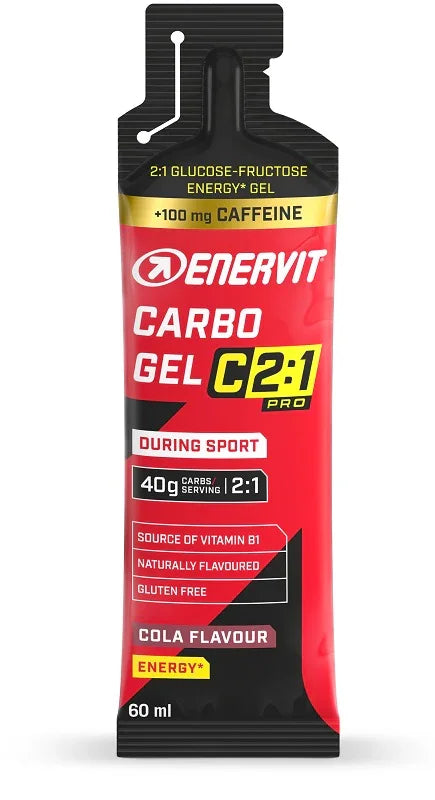 ENERVIT C2 1 PRO CARBO GEL COLA CON CAFFEINA 60 ML - Farmaspeed