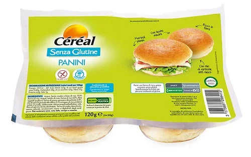 CEREAL PANINI SENZA GLUTINE 4 PEZZI DA 30 G - Farmaspeed