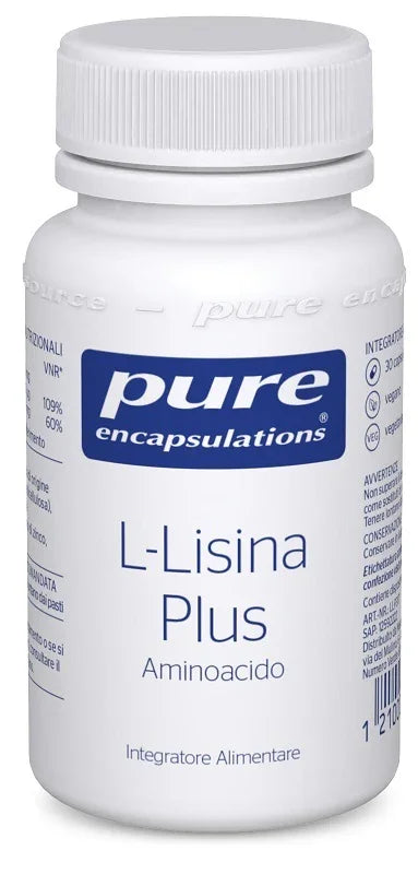 PURE ENCAPSULATIONS L-LISINA PLUS 30 CAPSULE - Farmaspeed