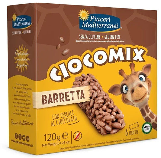 PIACERI MEDITERRANEI CIOCOMIX BARRETTA 6 PEZZI DA 20 G - Farmaspeed
