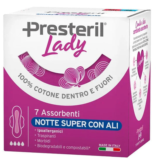 LADY PRESTERIL ASSORBENTI NOTTE SUPER ALI 7 PEZZI - Farmaspeed