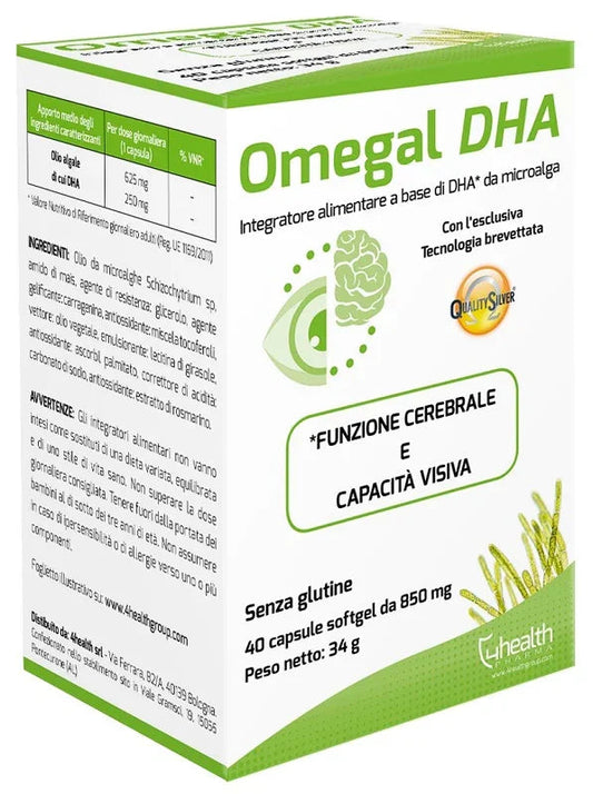 OMEGAL DHA 40 CAPSULE MOLLI - Farmaspeed